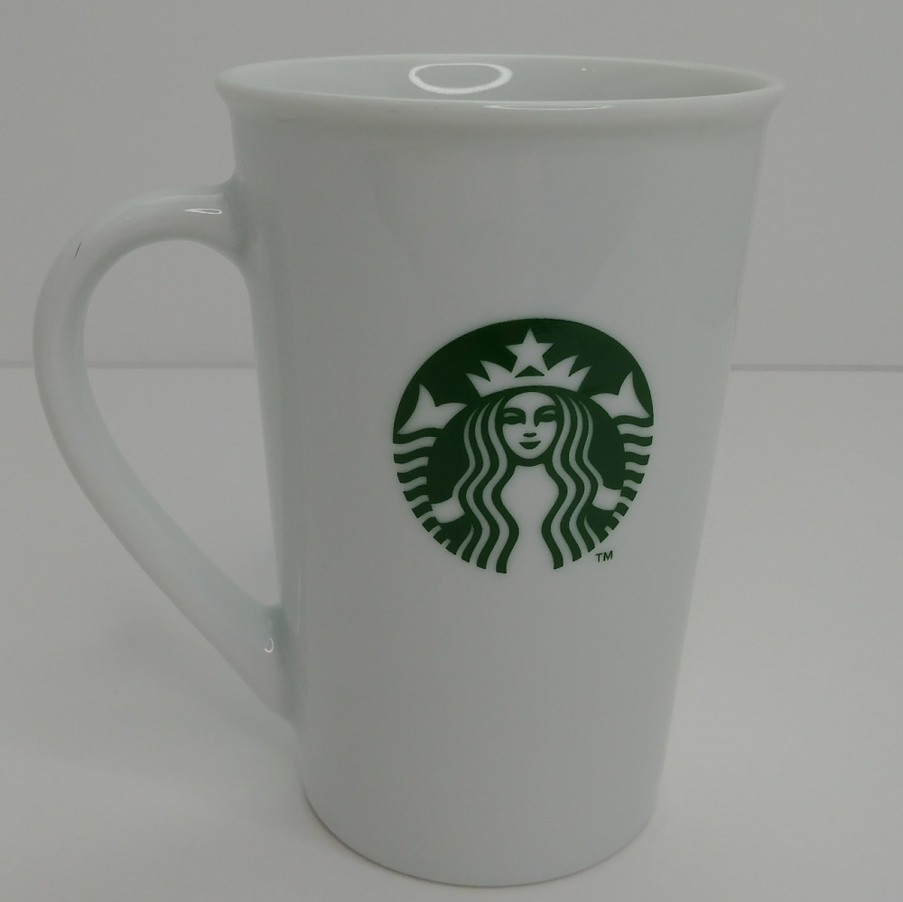 Starbucks Ceramic 12 oz Mug Green Siren